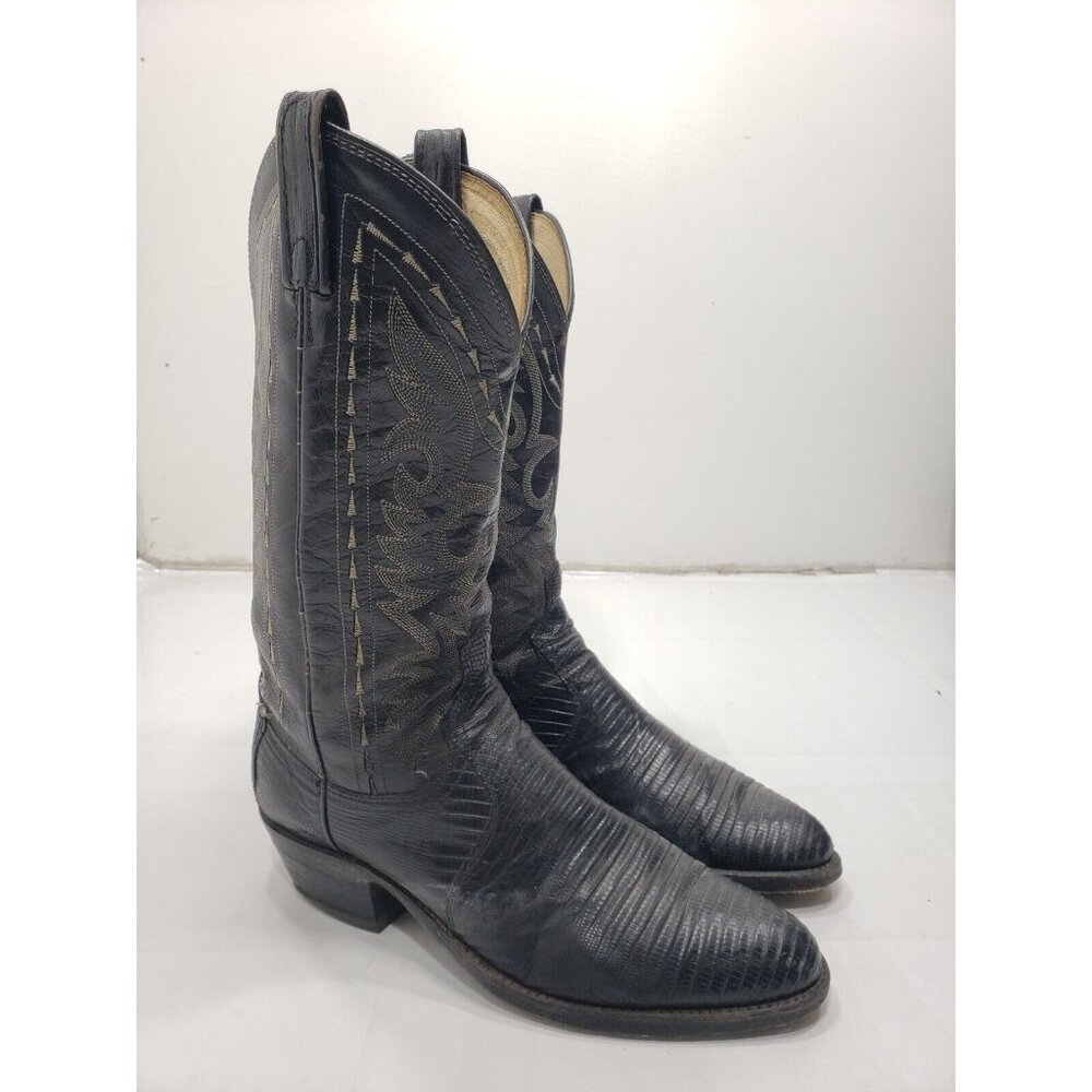 Dan Post Black Cowboy Boots